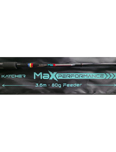 Lanseta Katcher MaxPerformance Feeder 3.6m, 80g, 3+3buc